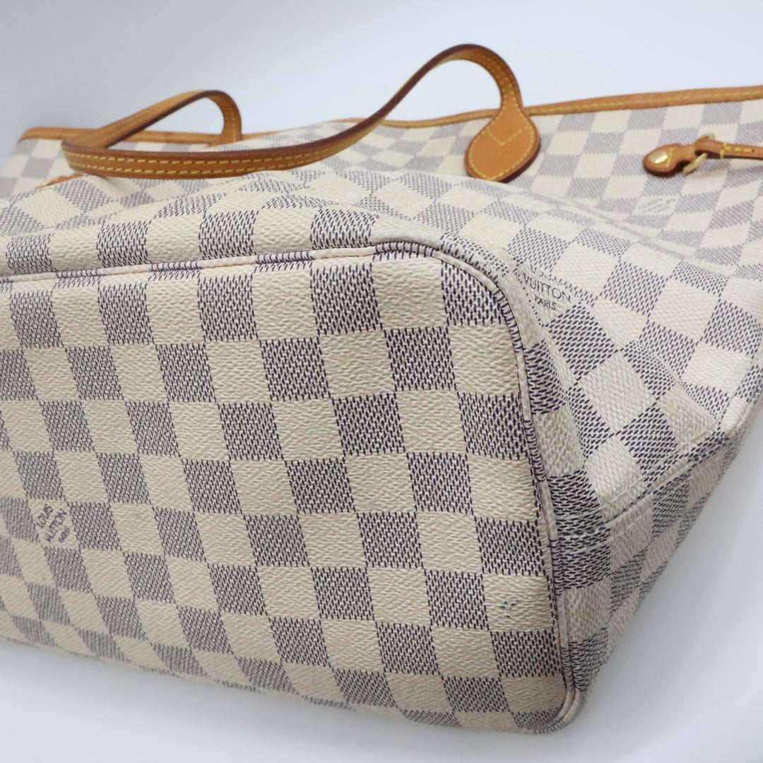 Louis Vuitton Damier Azur Neverfull MM Handbag - Lux Central