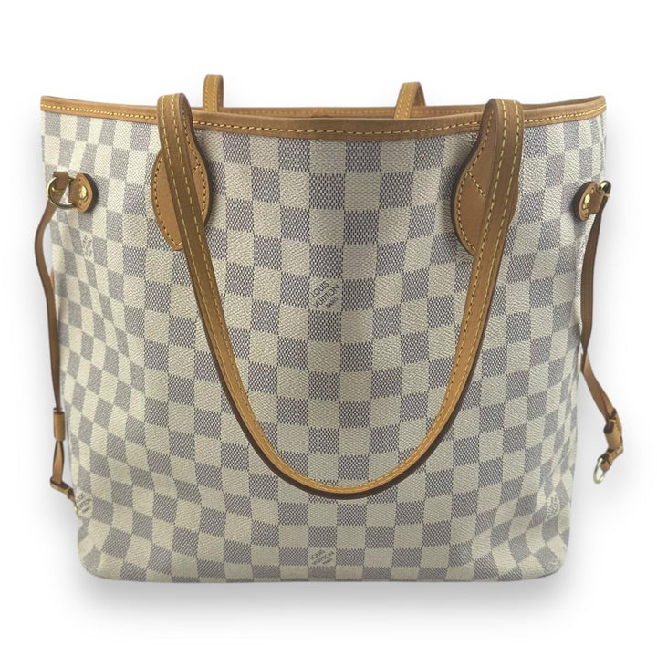 Louis Vuitton Damier Azur Neverfull MM Handbag - Lux Central