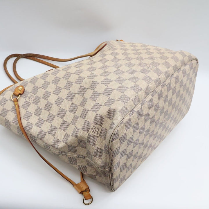 Louis Vuitton Damier Azur Neverfull MM Handbag - Lux Central