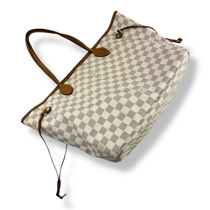 Louis Vuitton Damier Azur Neverfull MM Handbag - Lux Central