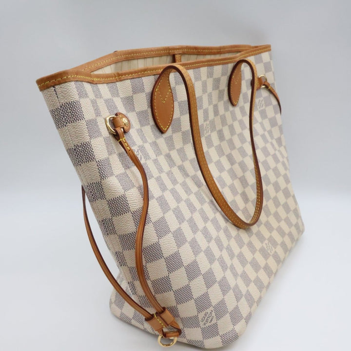 Louis Vuitton Damier Azur Neverfull MM Handbag - Lux Central