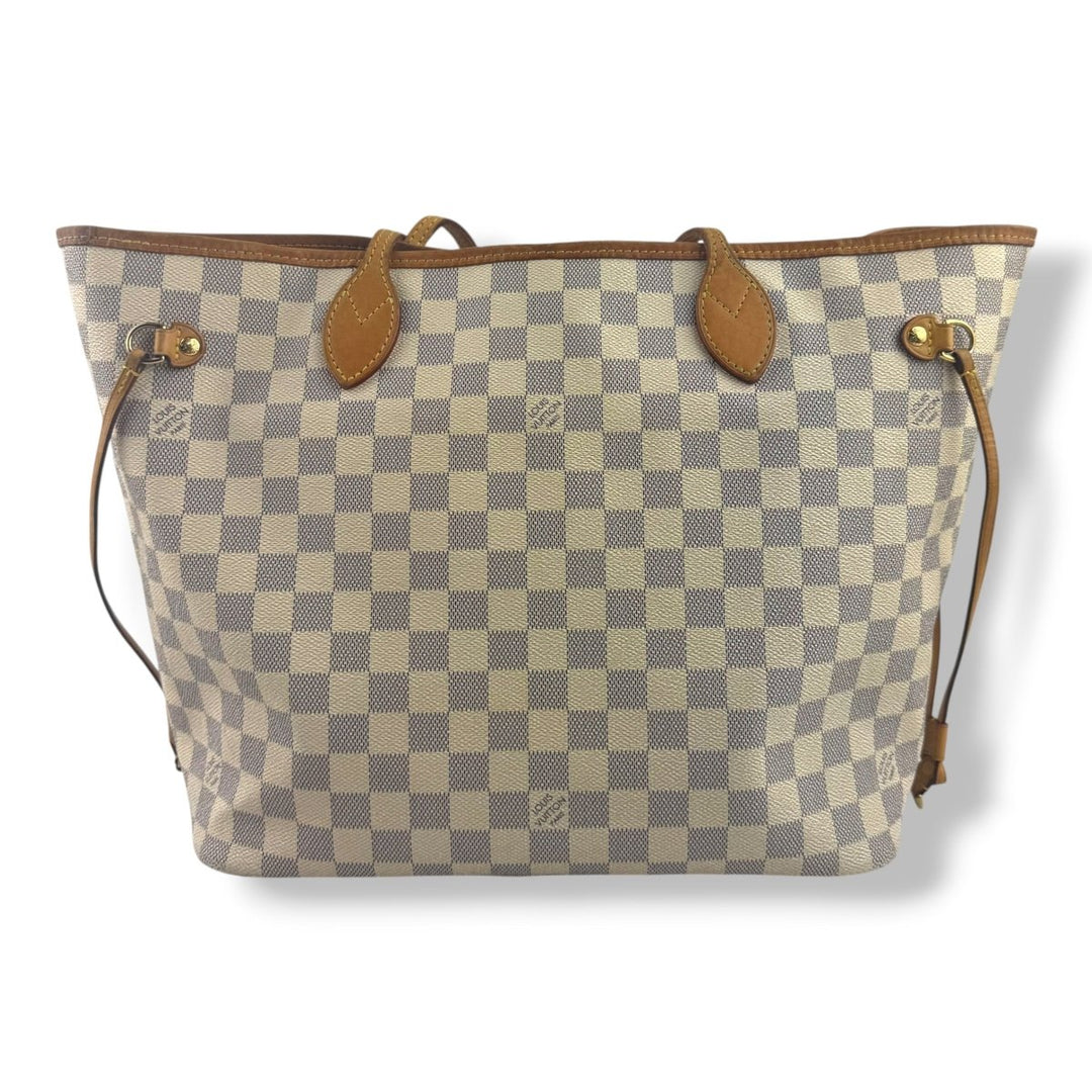 Louis Vuitton Damier Azur Neverfull MM Handbag - Lux Central