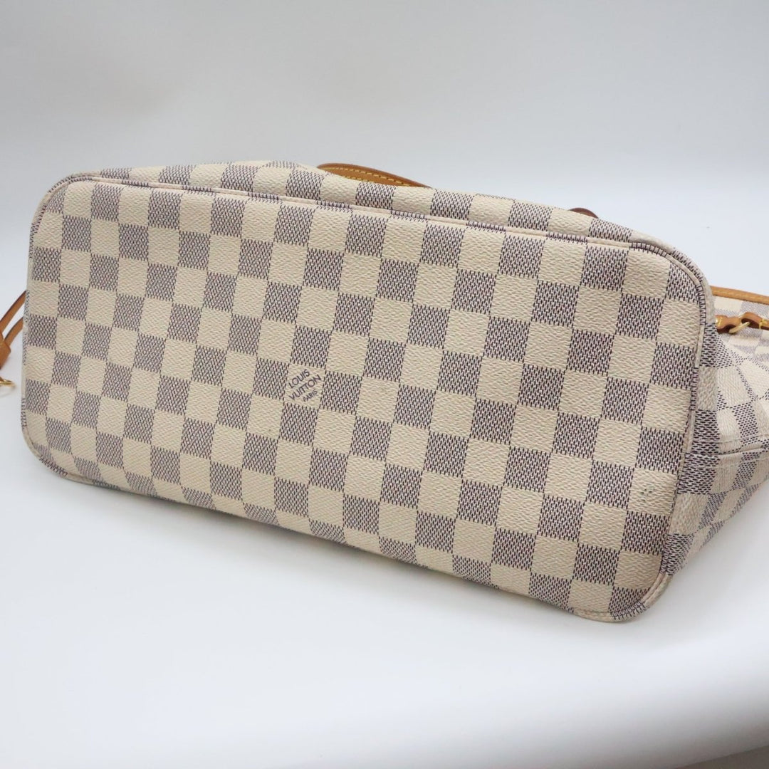 Louis Vuitton Damier Azur Neverfull MM Handbag - Lux Central