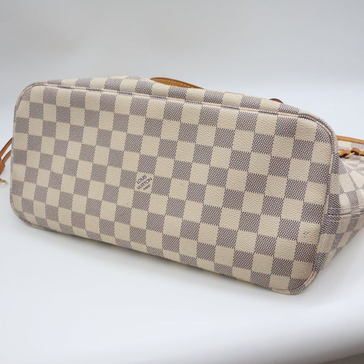 Louis Vuitton Damier Azur Neverfull MM Handbag - Lux Central