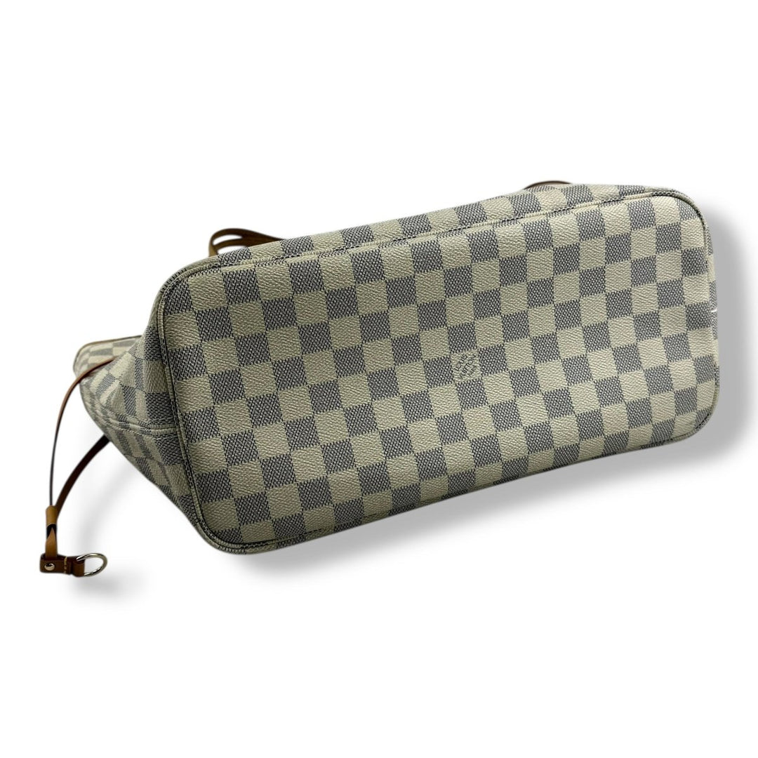 Louis Vuitton Damier Azur Neverfull MM Handbag - Lux Central