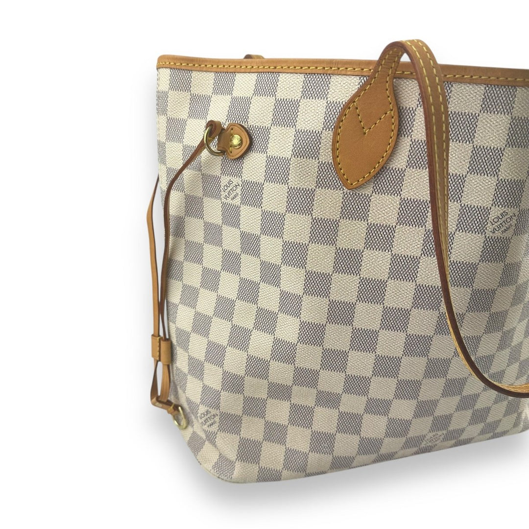 Louis Vuitton Damier Azur Neverfull MM Handbag - Lux Central