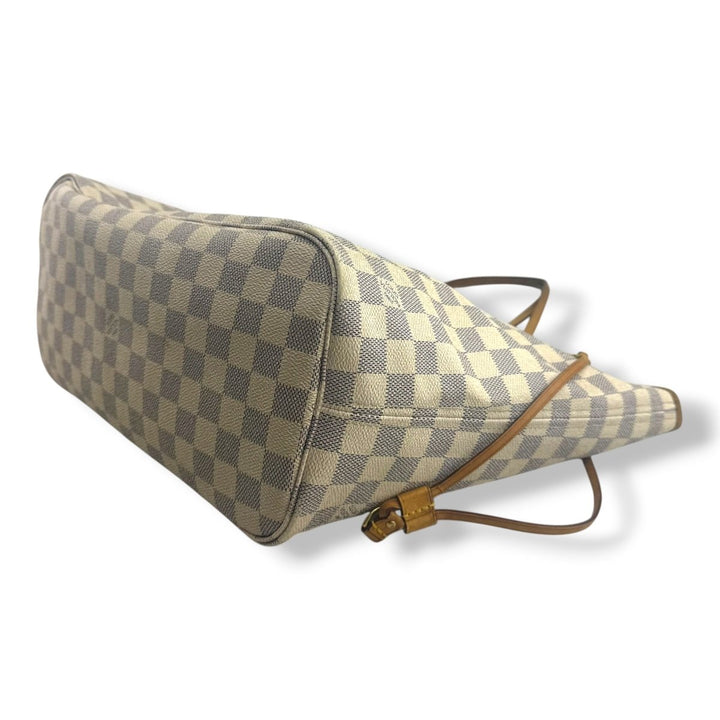 Louis Vuitton Damier Azur Neverfull MM Handbag - Lux Central