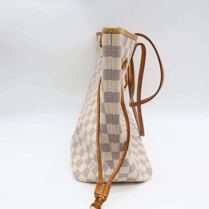 Louis Vuitton Damier Azur Neverfull MM Handbag - Lux Central