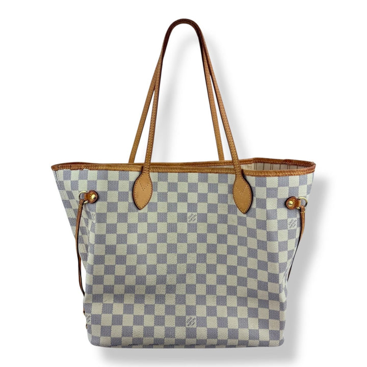 Louis Vuitton Damier Azur Neverfull MM Handbag - Lux Central
