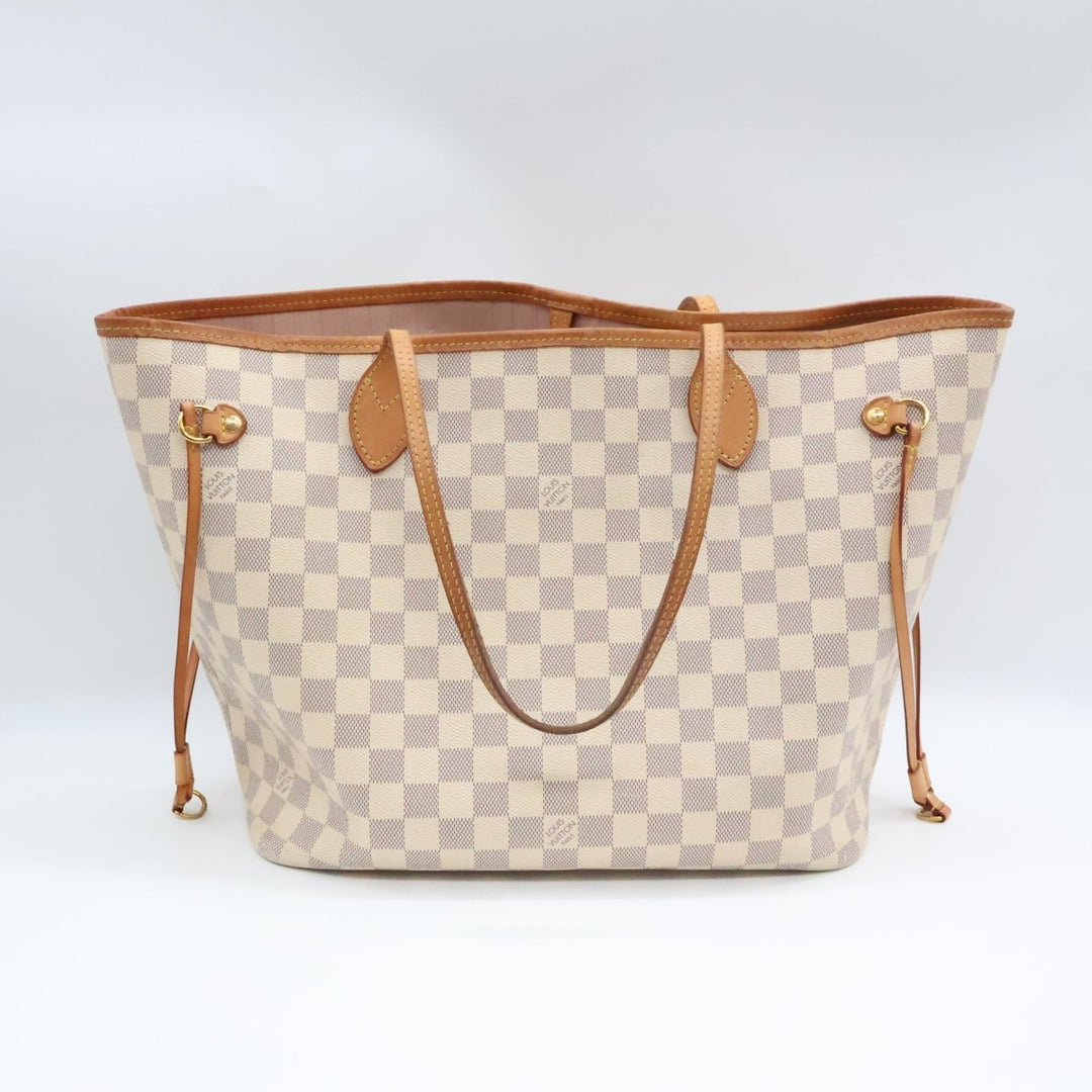 Louis Vuitton Damier Azur Neverfull MM Handbag - Lux Central