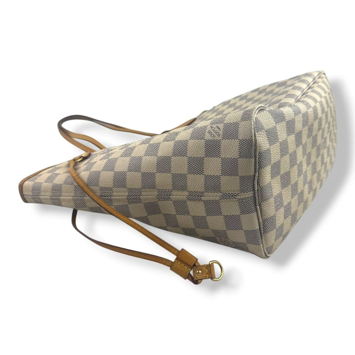 Louis Vuitton Damier Azur Neverfull MM Handbag - Lux Central