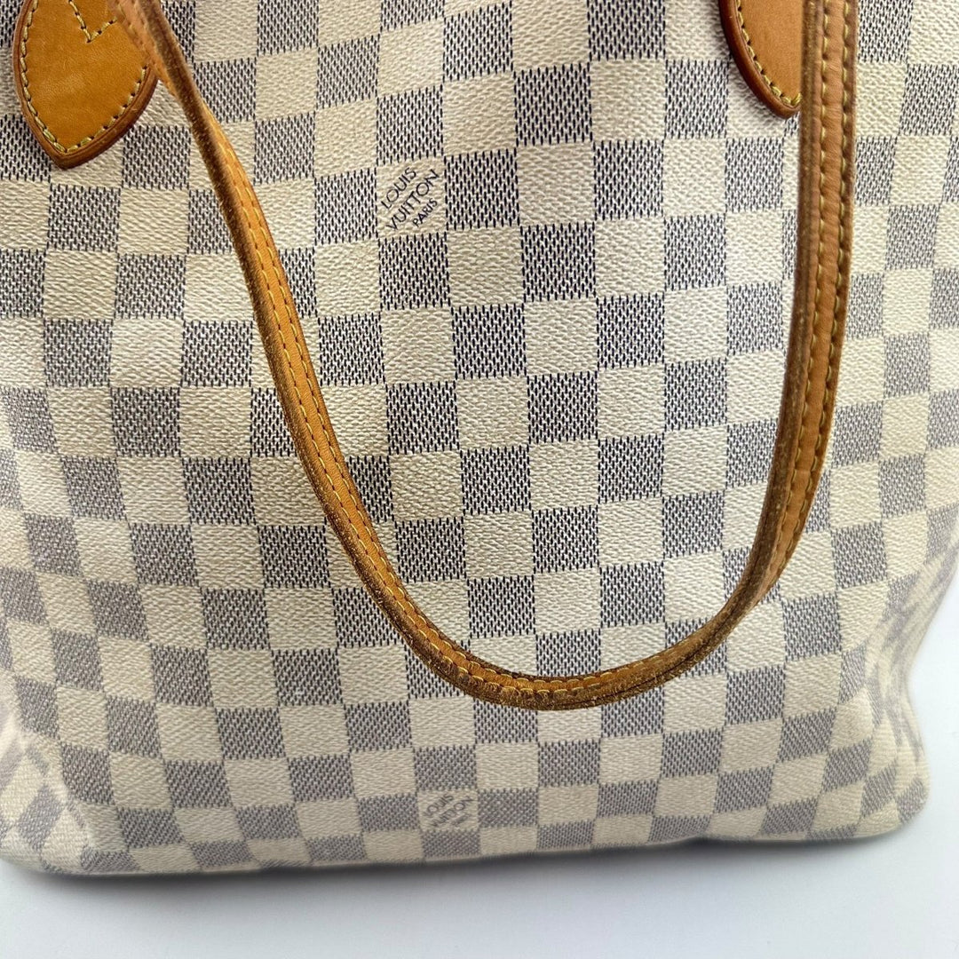 Louis Vuitton Damier Azur Neverfull MM Handbag - Lux Central