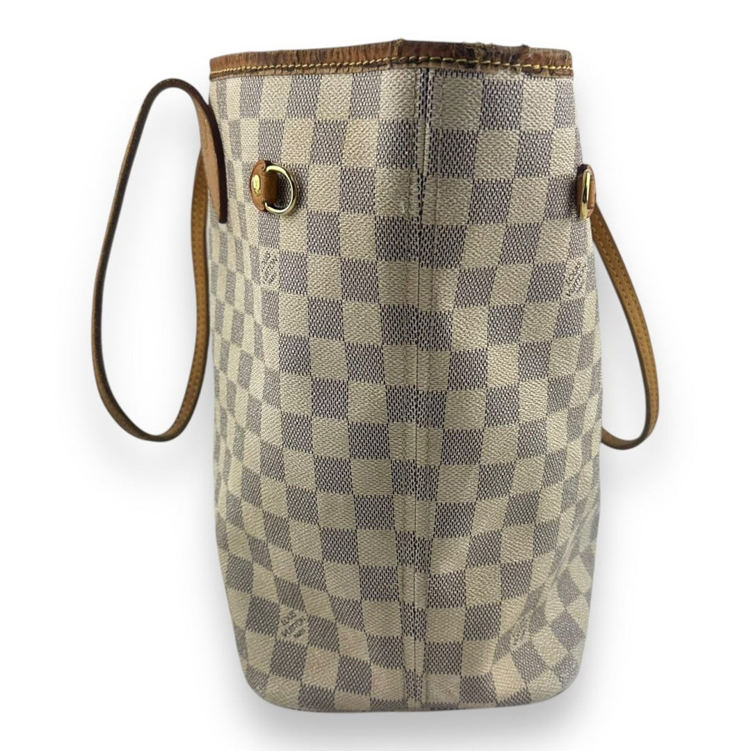 Louis Vuitton Damier Azur Neverfull MM Handbag - Lux Central