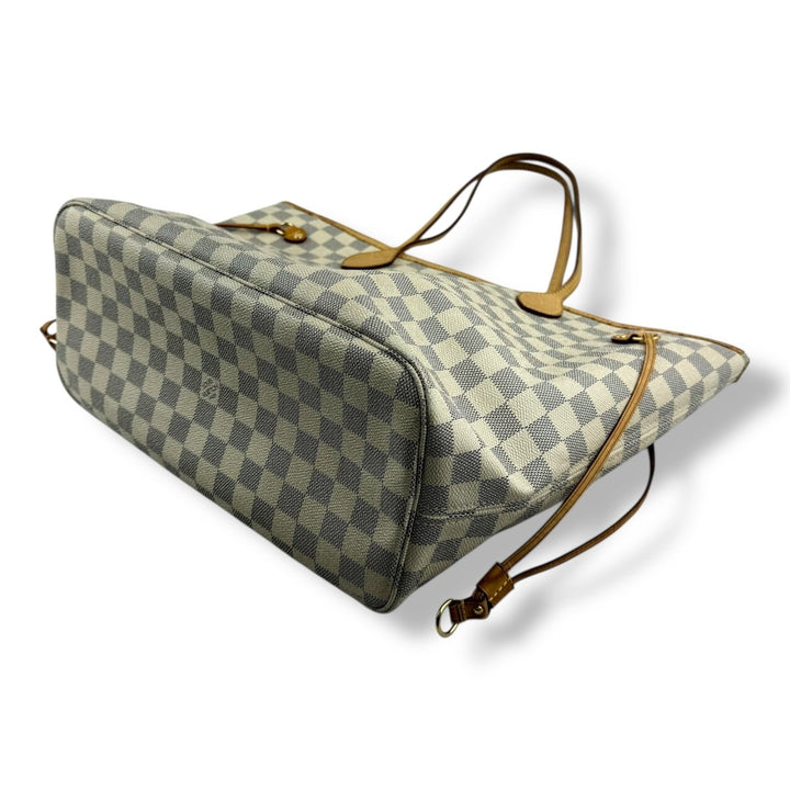 Louis Vuitton Damier Azur Neverfull MM Handbag - Lux Central