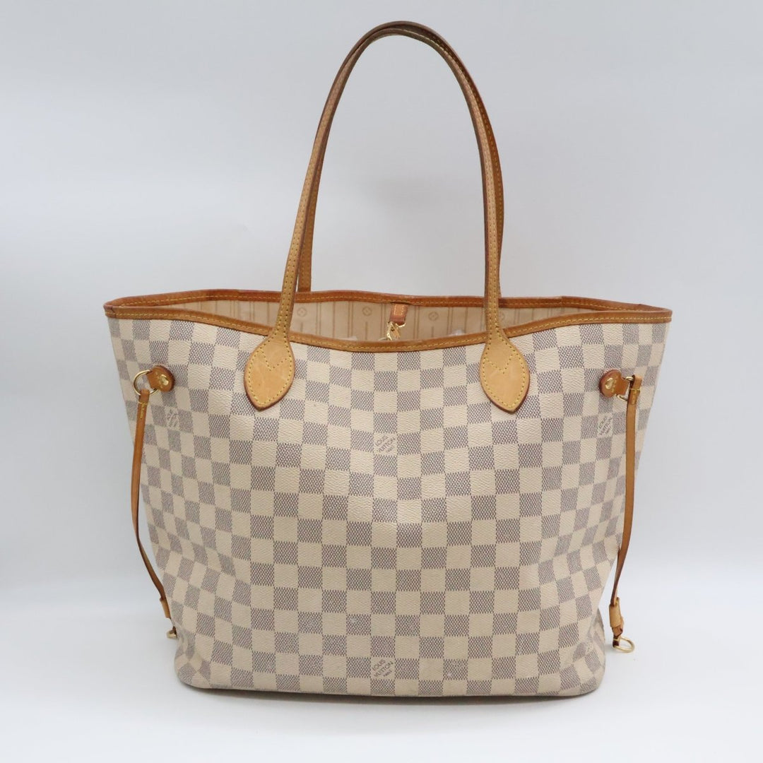 Louis Vuitton Damier Azur Neverfull MM Handbag - Lux Central