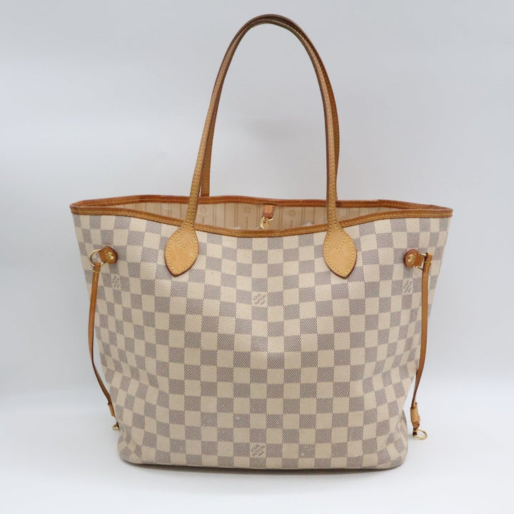 Louis Vuitton Damier Azur Neverfull MM Handbag - Lux Central