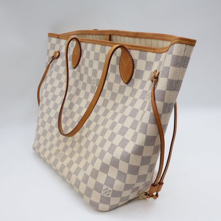 Louis Vuitton Damier Azur Neverfull MM Handbag - Lux Central