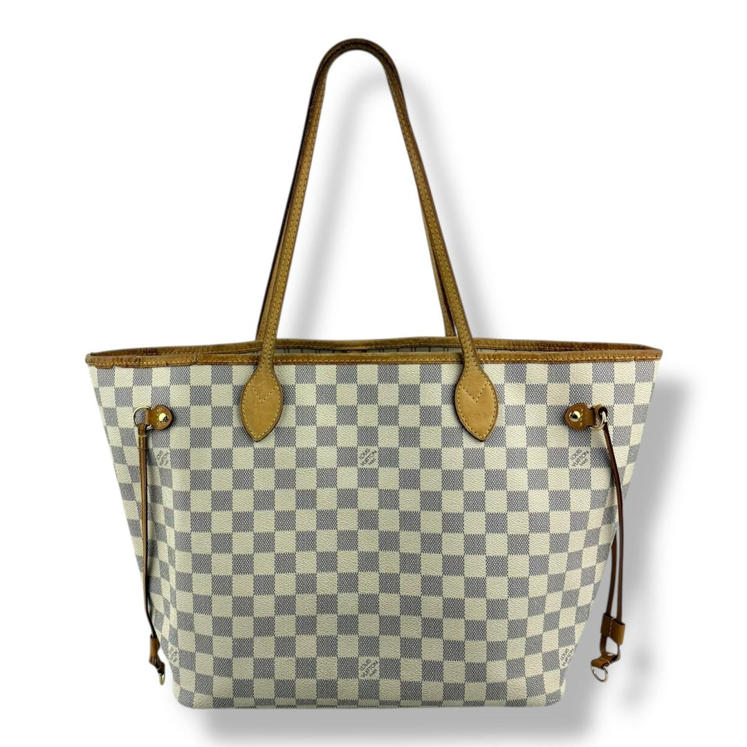 Louis Vuitton Damier Azur Neverfull MM Handbag - Lux Central