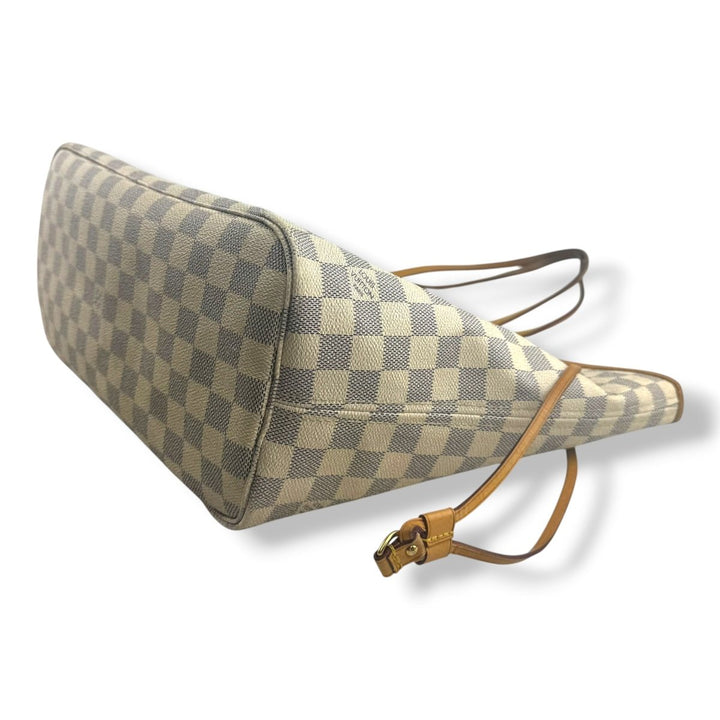 Louis Vuitton Damier Azur Neverfull MM Handbag - Lux Central