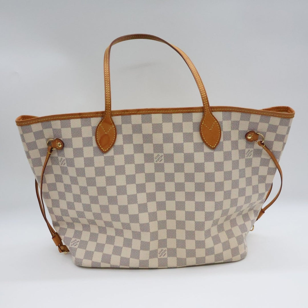 Louis Vuitton Damier Azur Neverfull MM Handbag - Lux Central