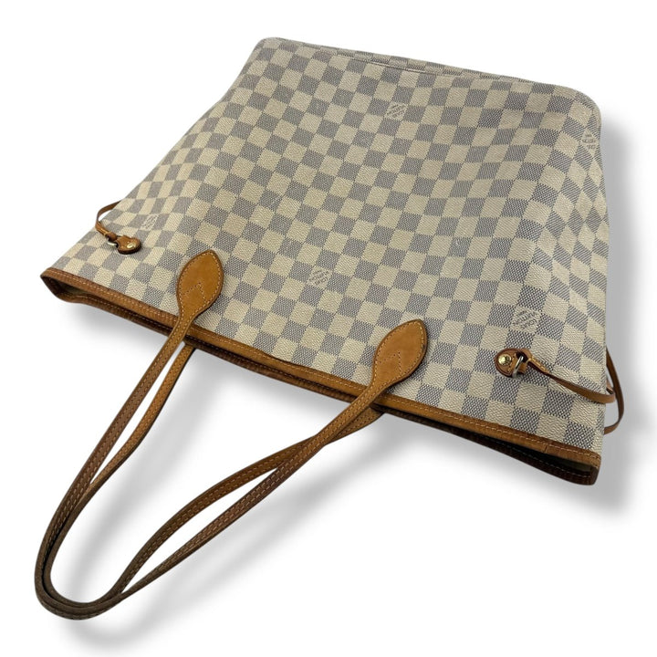 Louis Vuitton Damier Azur Neverfull MM Handbag - Lux Central