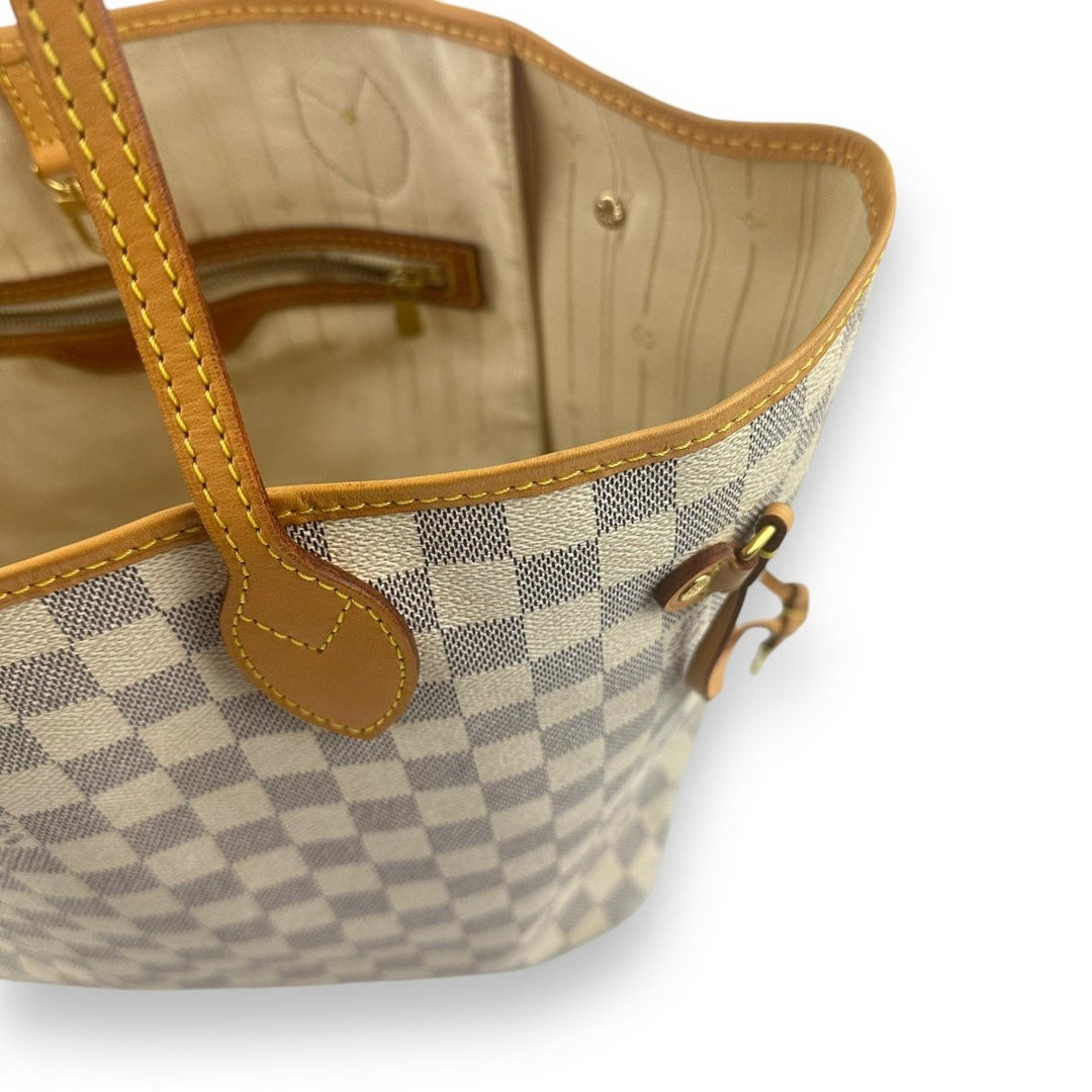 Louis Vuitton Damier Azur Neverfull MM Handbag - Lux Central