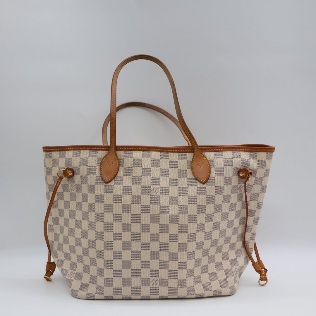 Louis Vuitton Damier Azur Neverfull MM Handbag - Lux Central