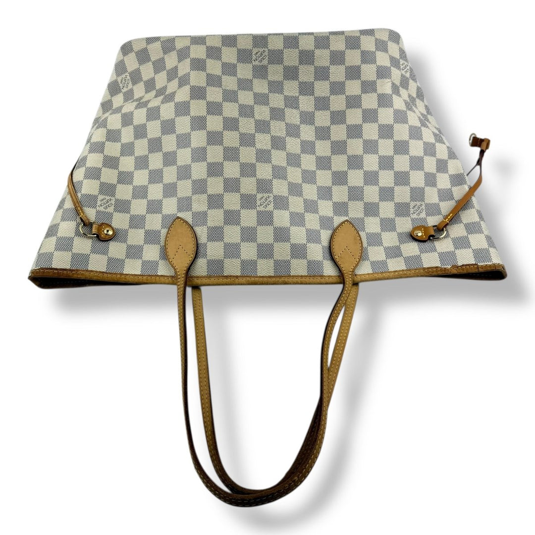 Louis Vuitton Damier Azur Neverfull MM Handbag - Lux Central