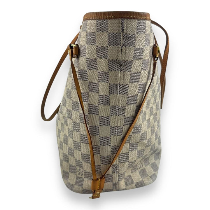 Louis Vuitton Damier Azur Neverfull MM Handbag - Lux Central