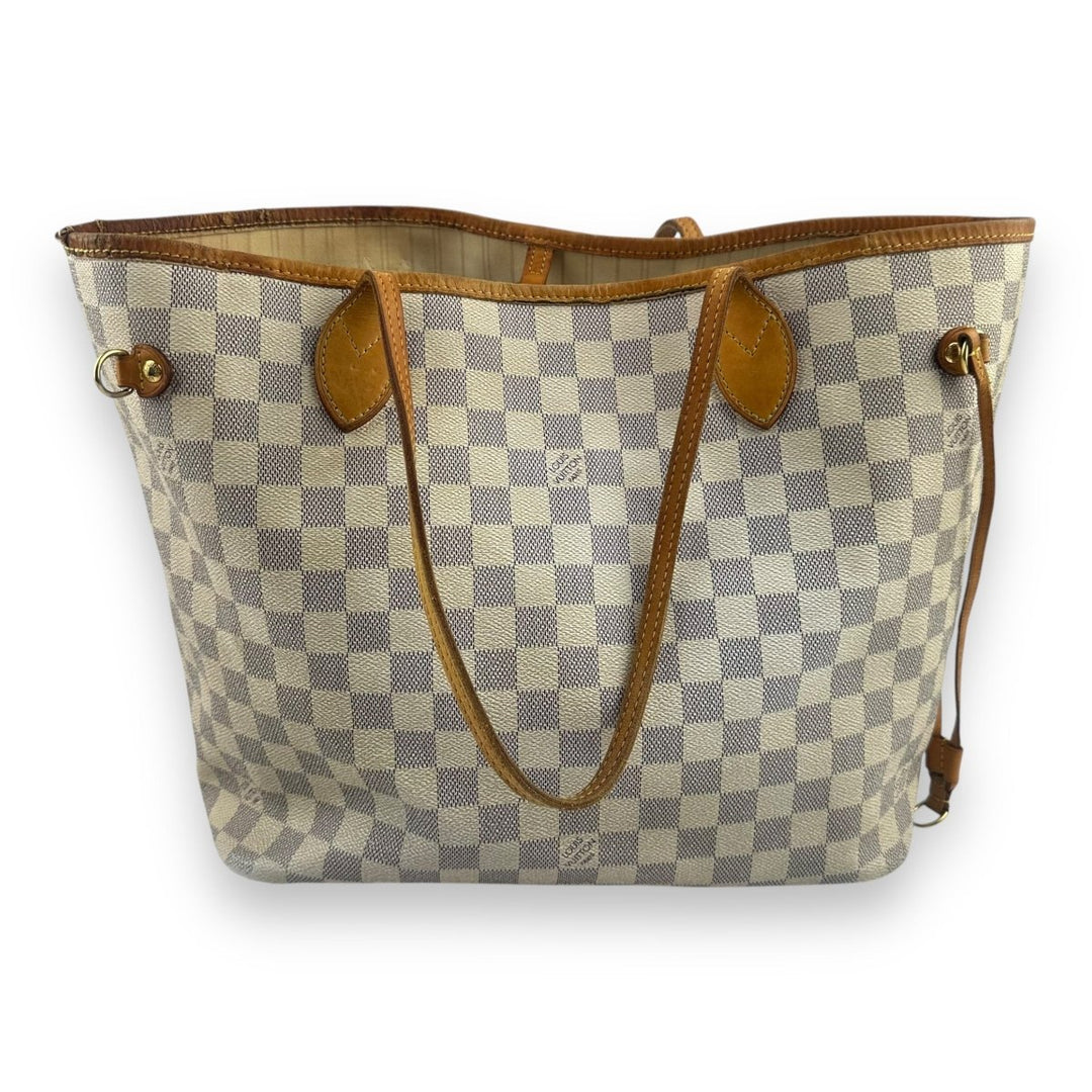 Louis Vuitton Damier Azur Neverfull MM Handbag - Lux Central