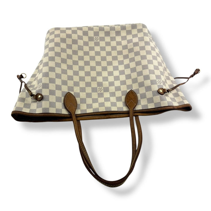Louis Vuitton Damier Azur Neverfull MM Handbag - Lux Central