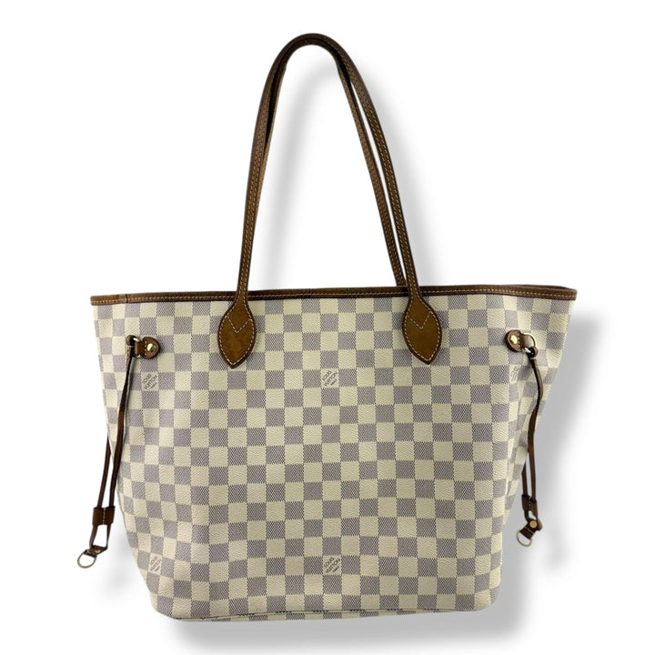 Louis Vuitton Damier Azur Neverfull MM Handbag - Lux Central