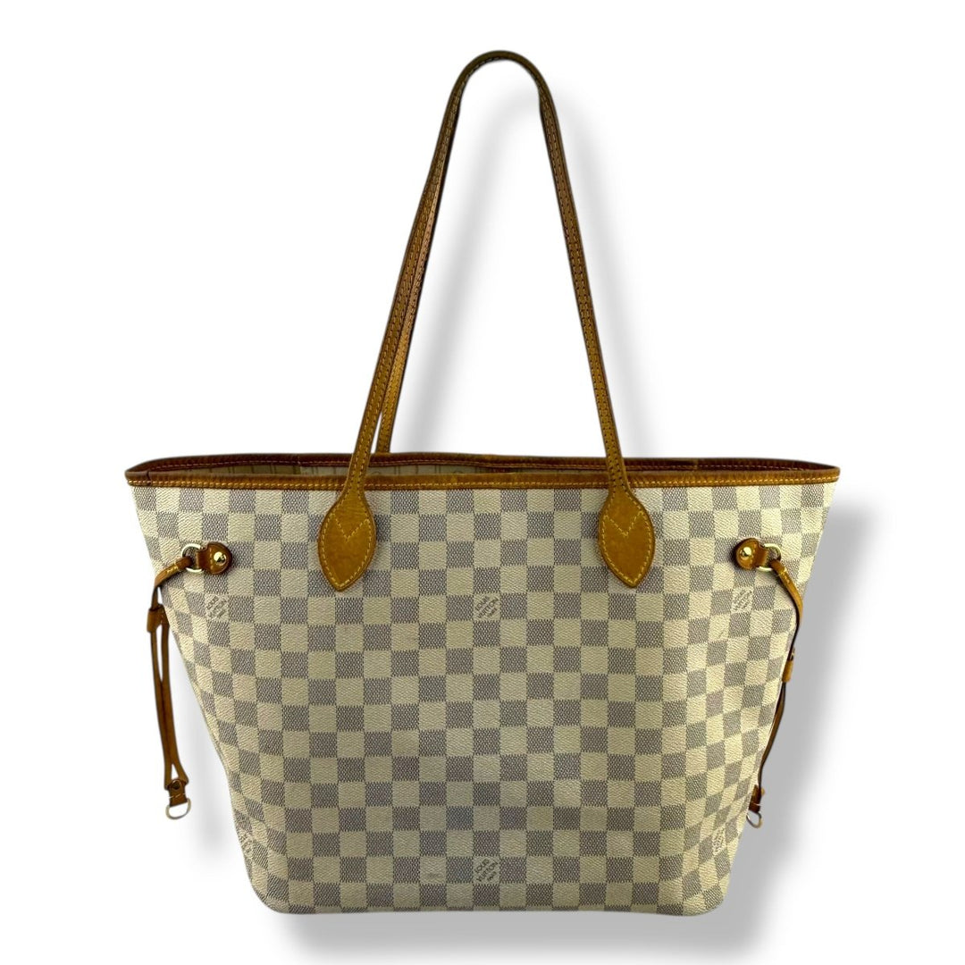 Louis Vuitton Damier Azur Neverfull MM Handbag - Lux Central