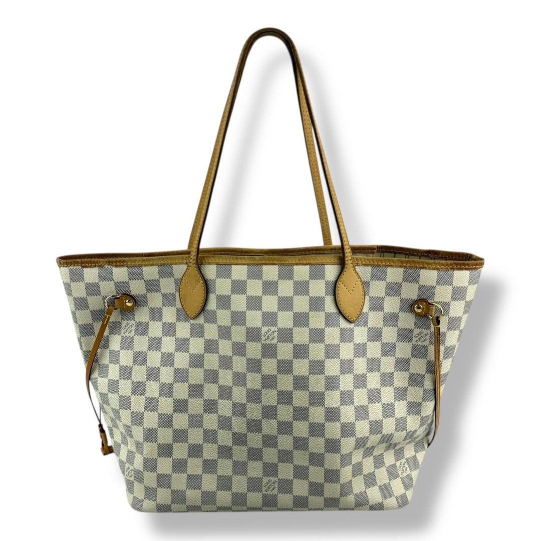 Louis Vuitton Damier Azur Neverfull MM Handbag - Lux Central