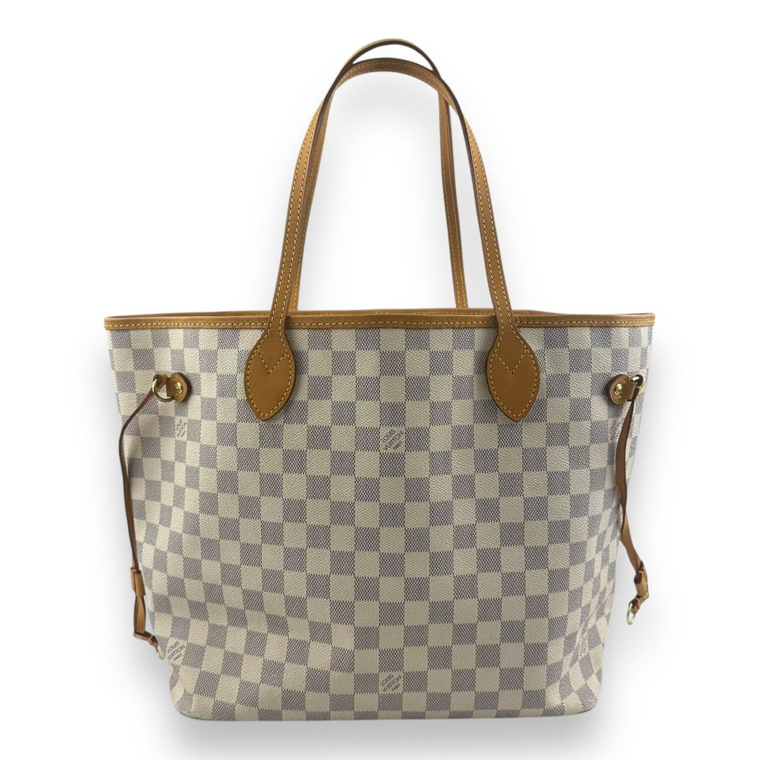 Louis Vuitton Damier Azur Neverfull MM Handbag - Lux Central