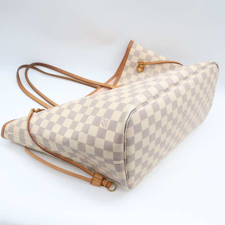 Louis Vuitton Damier Azur Neverfull MM Handbag - Lux Central