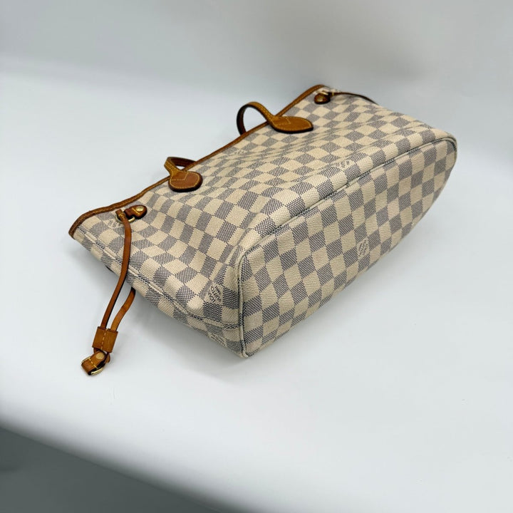 Louis Vuitton Damier Azur Neverfull PM Handbag - Lux Central