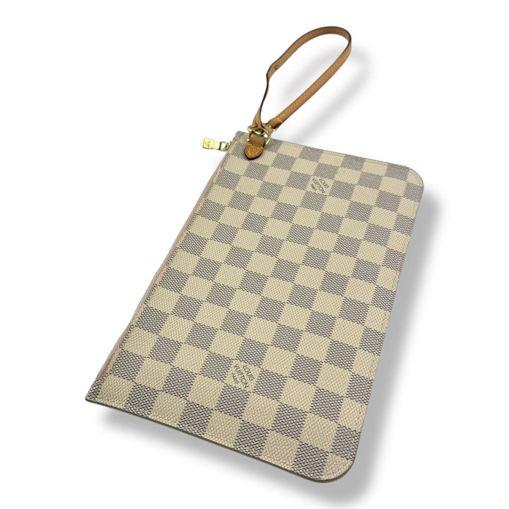 Louis Vuitton Damier Azur Neverfull Pouch - Lux Central
