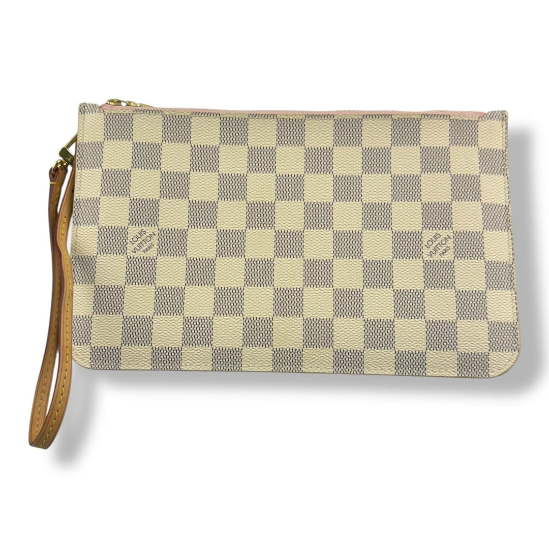Louis Vuitton Damier Azur Neverfull Pouch - Lux Central