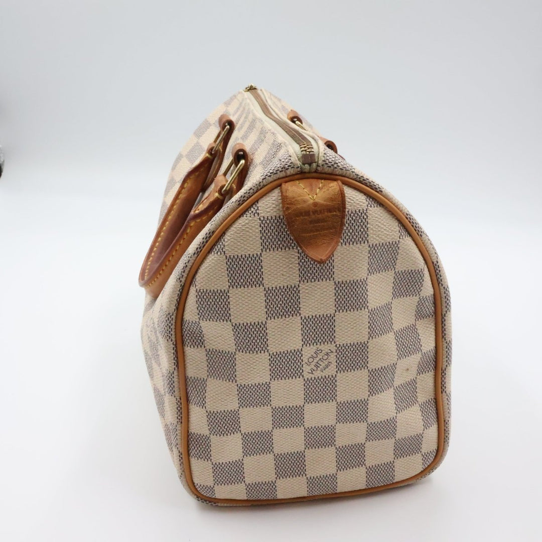 Louis Vuitton Damier Azur Speedy 25 Handbag - Lux Central