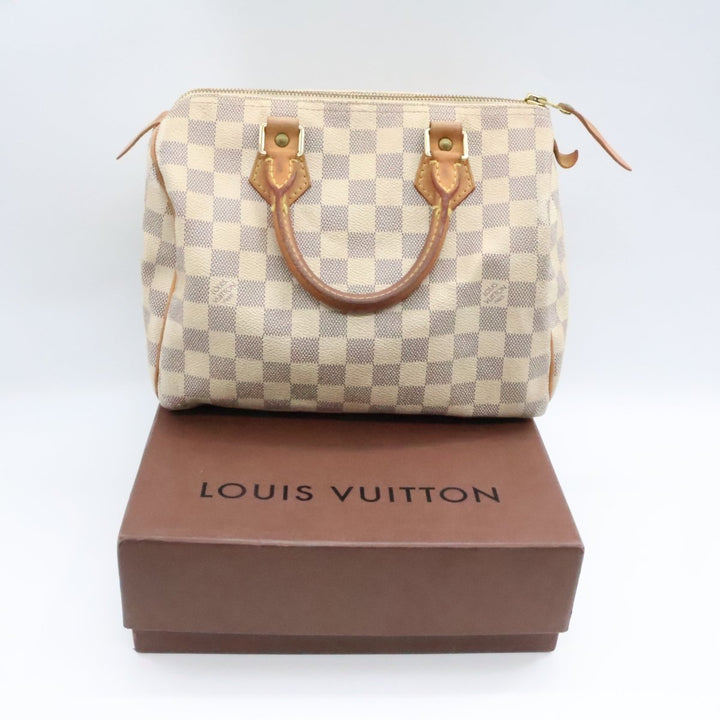 Louis Vuitton Damier Azur Speedy 25 Handbag - Lux Central