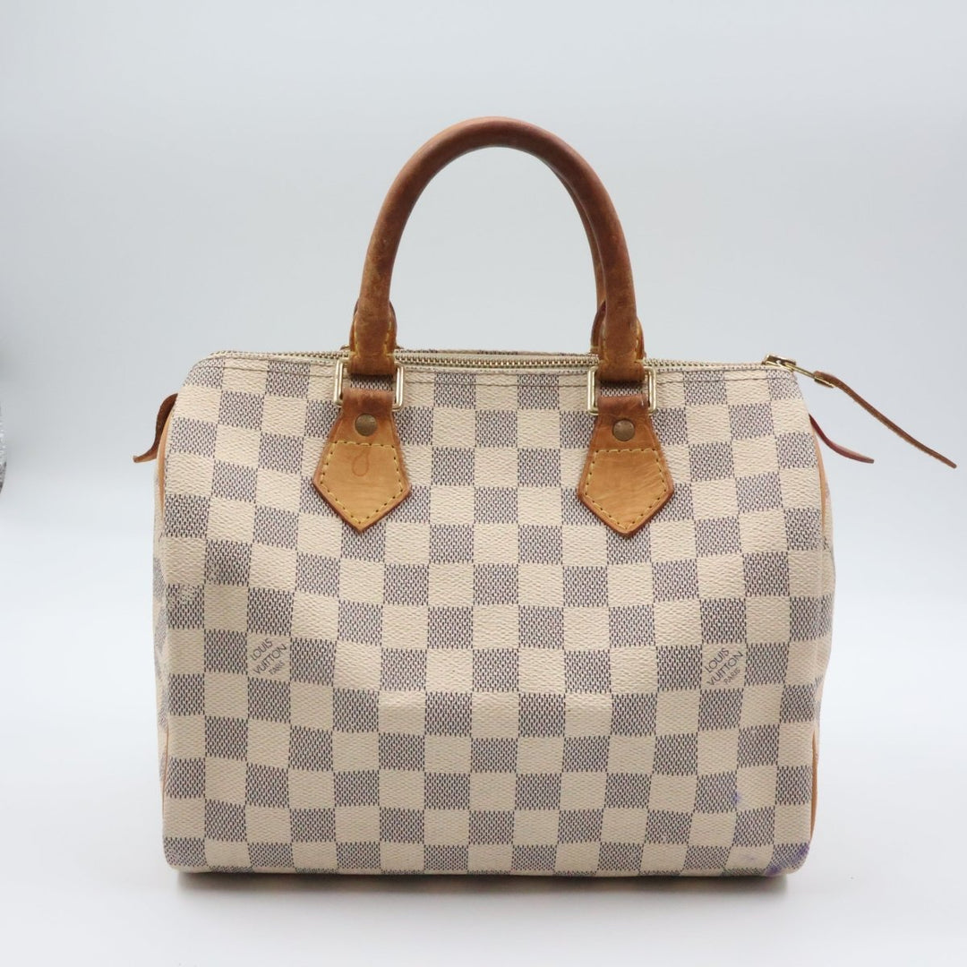 Louis Vuitton Damier Azur Speedy 25 Handbag - Lux Central