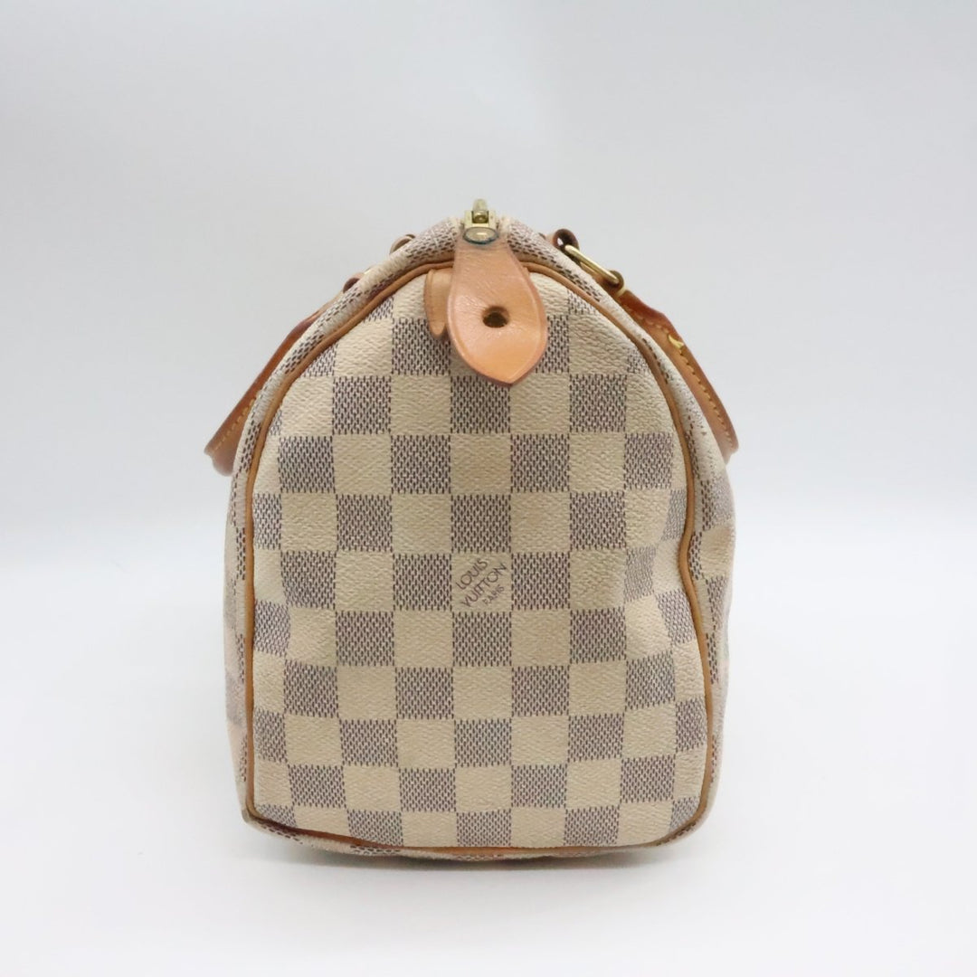 Louis Vuitton Damier Azur Speedy 25 Handbag - Lux Central