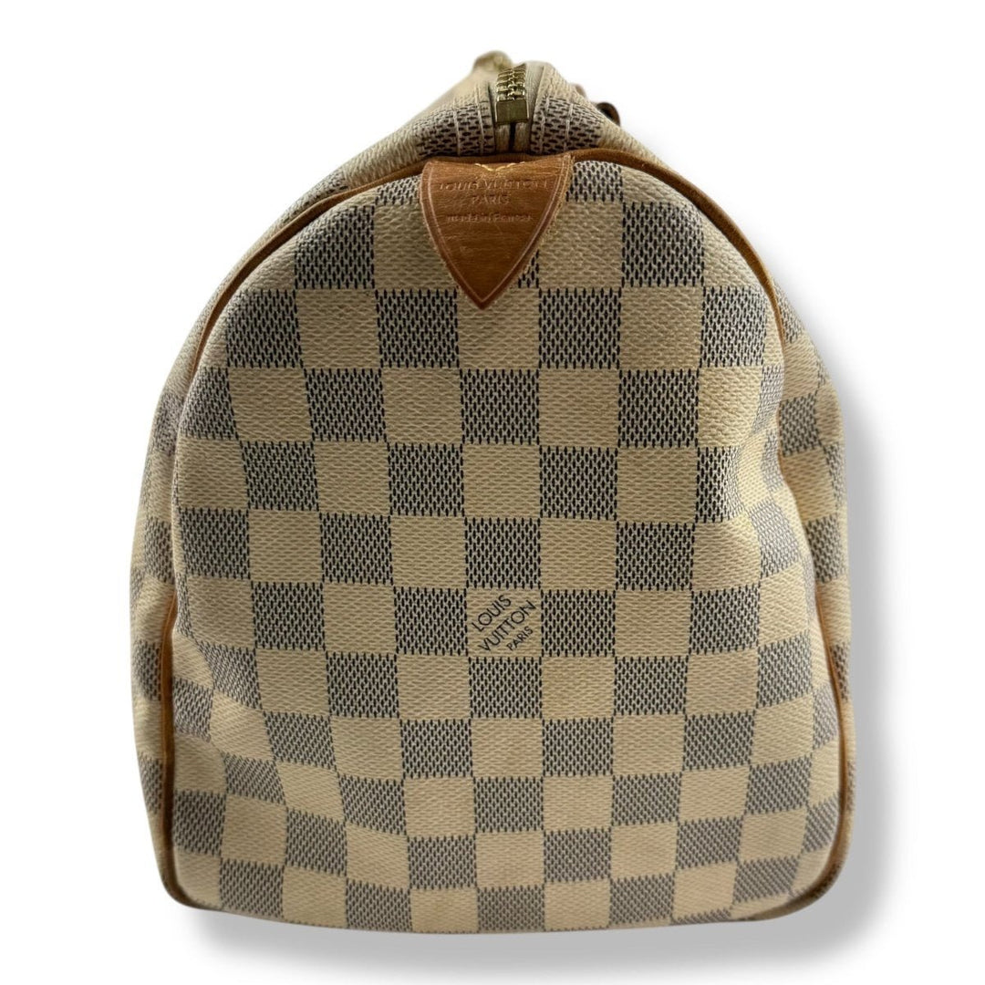 Louis Vuitton Damier Azur Speedy 30 Handbag - Lux Central