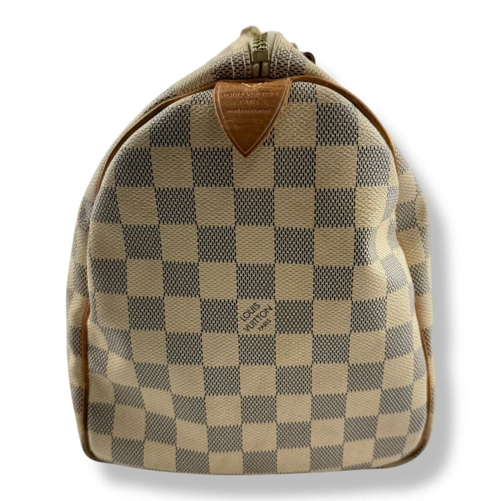 Louis Vuitton Damier Azur Speedy 30 Handbag - Lux Central