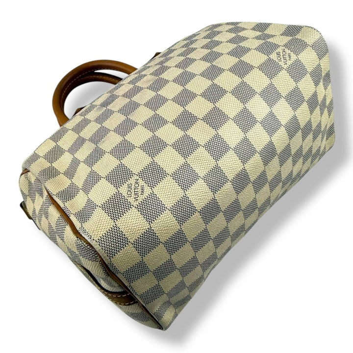 Louis Vuitton Damier Azur Speedy Bandouliere 25 Handbag - Lux Central