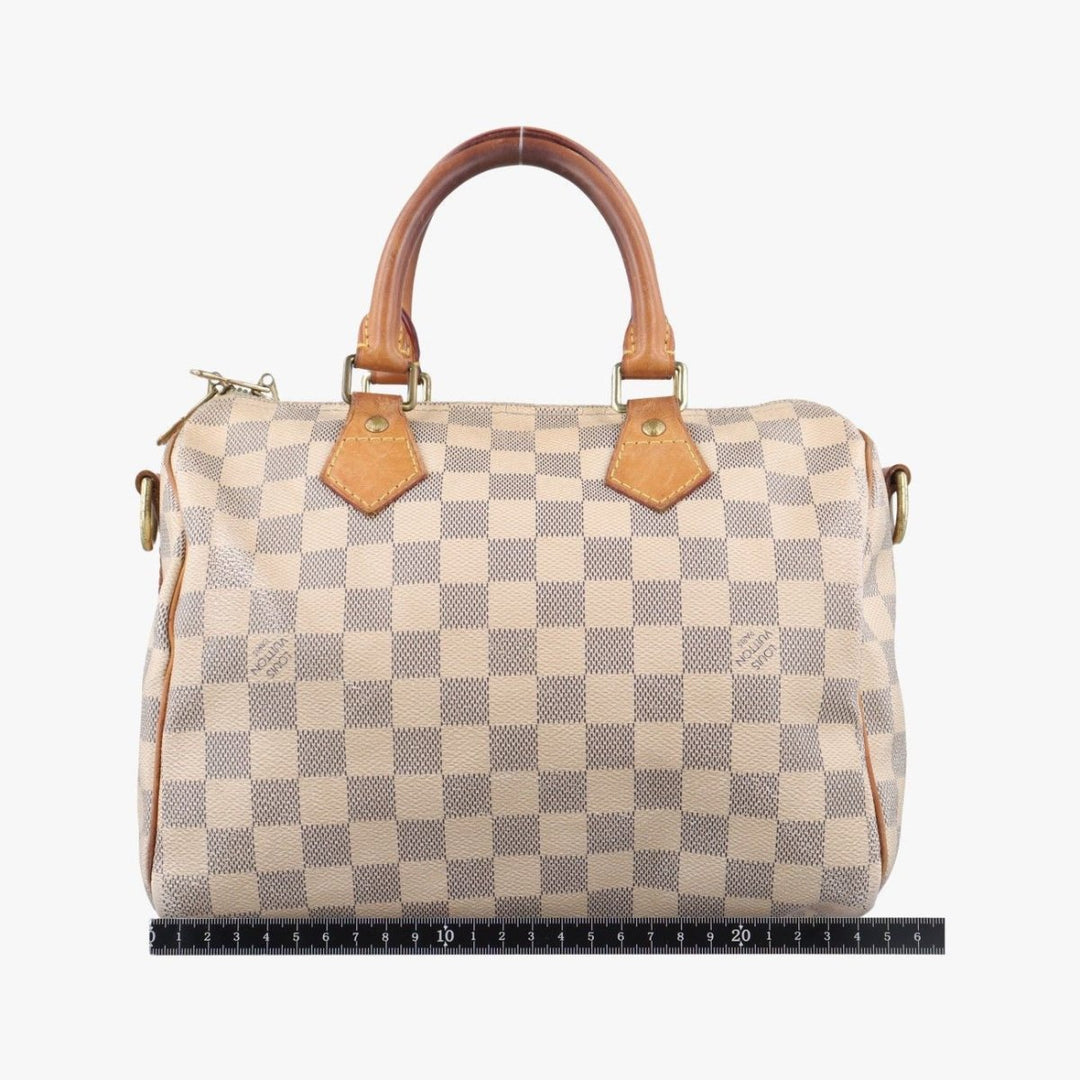 Louis Vuitton Damier Azur Speedy Bandouliere 25 Handbag - Lux Central