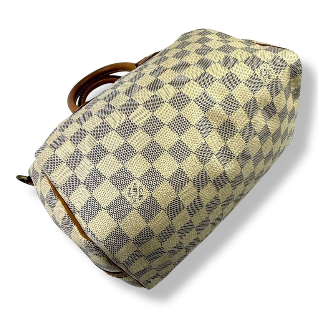Louis Vuitton Damier Azur Speedy Bandouliere 25 Handbag - Lux Central