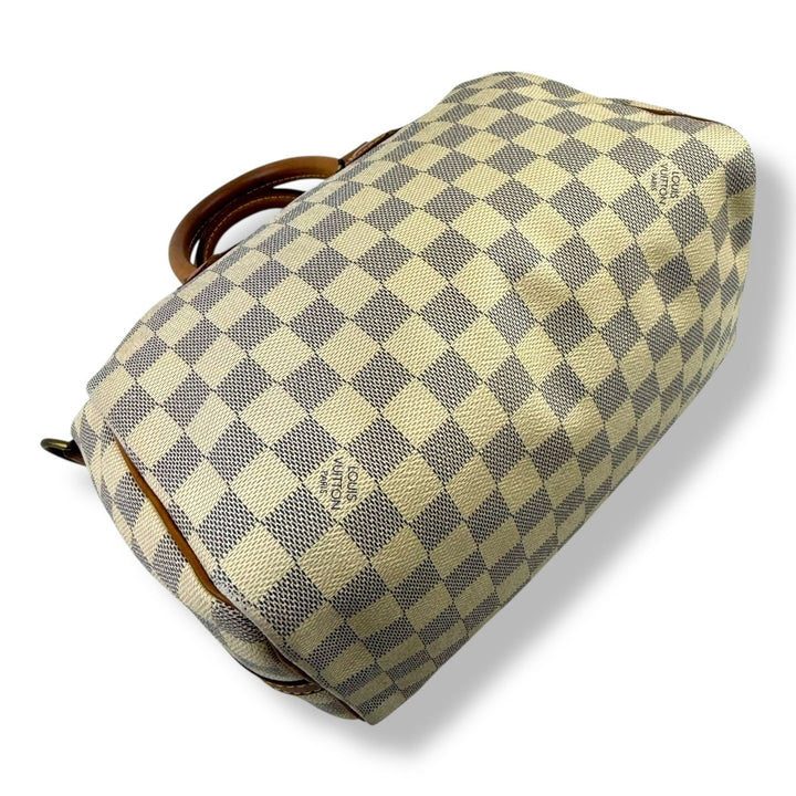 Louis Vuitton Damier Azur Speedy Bandouliere 25 Handbag - Lux Central