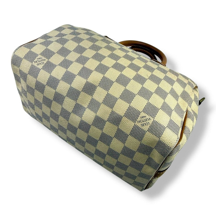 Louis Vuitton Damier Azur Speedy Bandouliere 25 Handbag - Lux Central